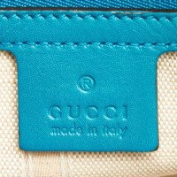 Gucci Handtas Leer in Blauw