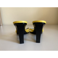 Charles Jourdan Sandals Leather in Yellow