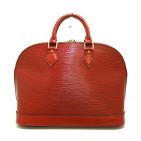 Louis Vuitton Alma Leer in Rood