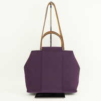 Hermès Kabak en Toile en Violet