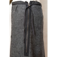 Prada Skirt Wool in Grey