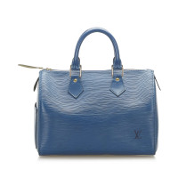 Louis Vuitton Speedy 25 Leer in Blauw