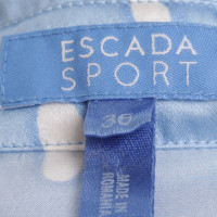 Escada Chemisier avec points blanc-print