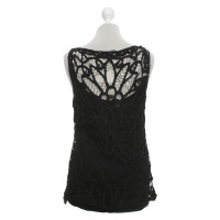 Marc Cain Top in pizzo nero