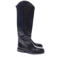 Jil Sander Boots Leather in Black