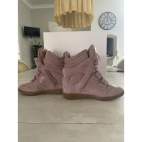 Isabel Marant Wedges Suede in Pink