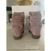 Isabel Marant Chaussures compensées en Daim en Rose/pink