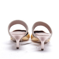 Malone Souliers Pumps/Peeptoes aus Leder in Gold