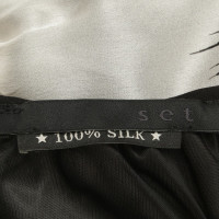 Set Silk dress with print