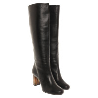 Deimille Boots Leather in Black