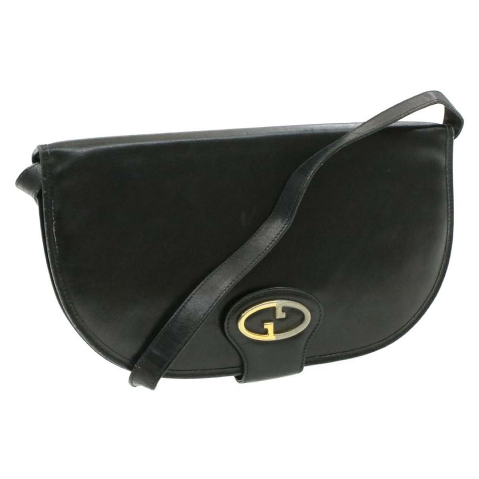 Gucci Borsa a tracolla in Pelle in Nero