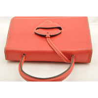 Loewe Barcelona Bag Leer in Rood