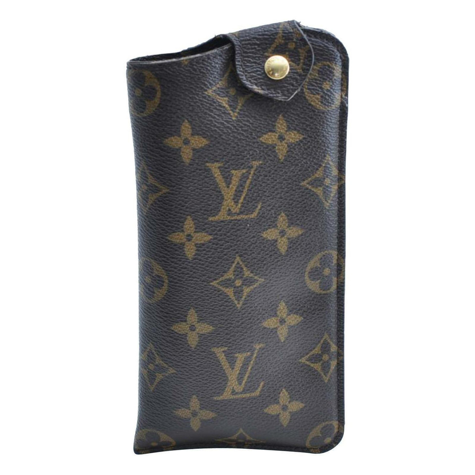 Louis Vuitton Tasje/Portemonnee Canvas in Bruin