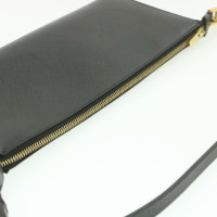 Salvatore Ferragamo Clutch Bag Leather in Black
