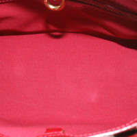 Louis Vuitton Whilshire in Pelle verniciata in Rosso