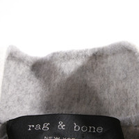 Rag & Bone Jacke/Mantel aus Wolle in Creme