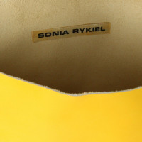 Sonia Rykiel Umhängetasche aus Leder in Gelb
