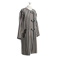 Isabel Marant Etoile Long coat in striped look