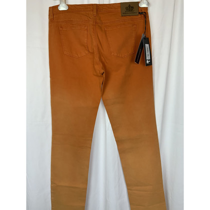 Ermanno Scervino Paire de Pantalon en Coton en Orange