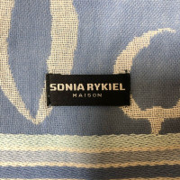 Sonia Rykiel Echarpe/Foulard en Coton en Bleu