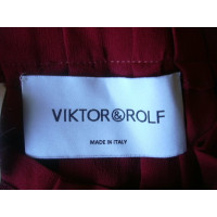 Viktor & Rolf Skirt Silk in Red