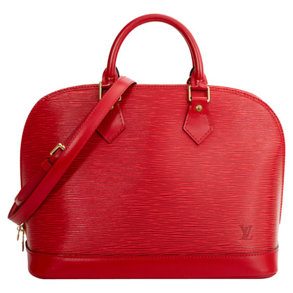Louis Vuitton Alma en Cuir en Rouge