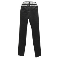 Chanel Paire de Pantalon en Laine en Noir