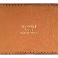 Hermès Gürtel aus Straußenleder