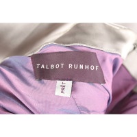 Talbot Runhof Kleid in Silbern