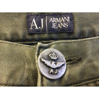 Armani Jeans Broeken Katoen in Kaki