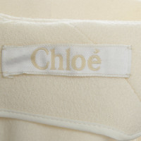 Chloé Kleid aus Wolle in Creme