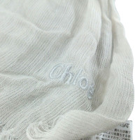 Chloé Schal/Tuch aus Wolle in Weiß