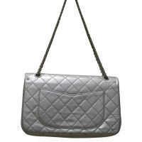 Chanel 2.55 Leather in Silvery