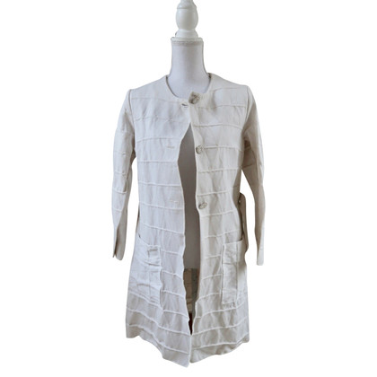 Kristina T Jacket/Coat Cotton in White