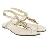 Burberry Sandals Leather in Cream