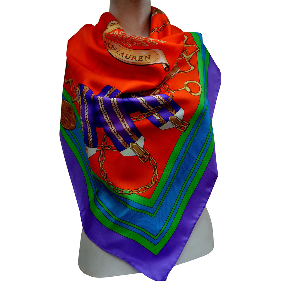 Ralph Lauren Silk scarf with pattern