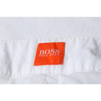 Boss Orange Kleid aus Baumwolle in Weiß