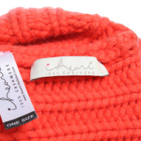 Iheart Hat/Cap Cashmere in Red