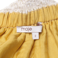 Maje skirt in gold / beige