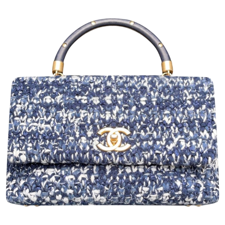 Chanel Coco Handle Bag in Blauw