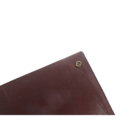 Aigner Bag/Purse Leather in Bordeaux