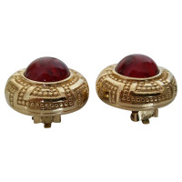 Christian Dior Earring Gilded in Red