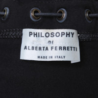 Philosophy Di Alberta Ferretti zwarte jurk