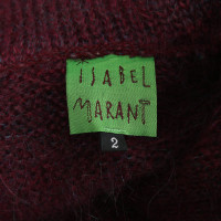 Isabel Marant Vest in de kleur rood Bourgogne