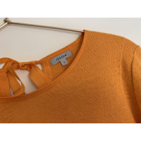 Jigsaw Top Wool in Orange