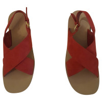 Mansur Gavriel Sandalen Suède in Rood