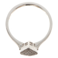 Bliss Bague en or blanc '' drop ''