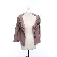 Moschino Cheap And Chic Jacke/Mantel aus Wolle in Violett