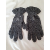 Blumarine Handschuhe aus Wolle in Grau