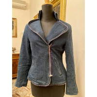 Jc De Castelbajac Jacket/Coat Cotton in Blue
